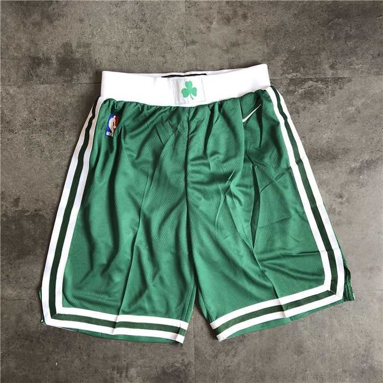 Men NBA Boston Celtics Green Nike Shorts 04161